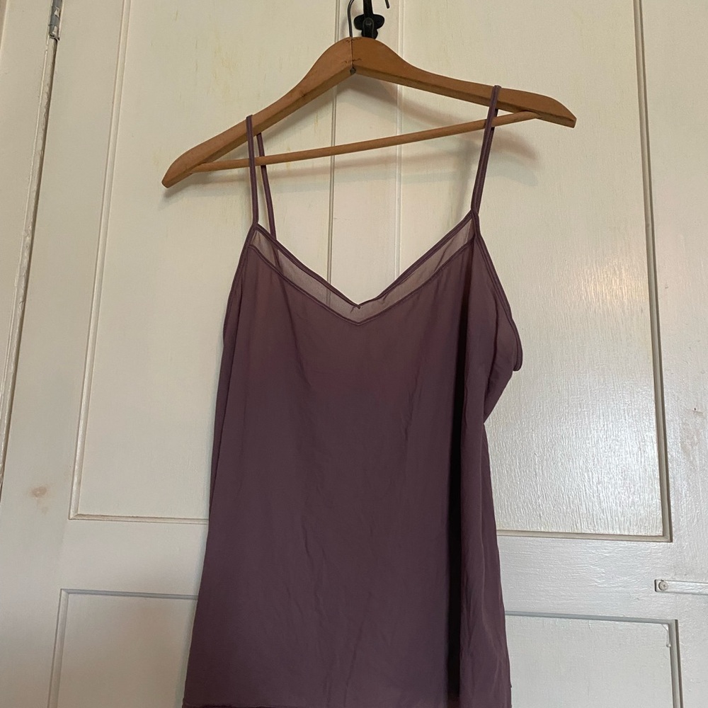 Lululemon Black Mesh Strappy Tank